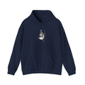 Vintage Monochrome Owl Illustration Hoodie | Birdwatching, Naturalist Style