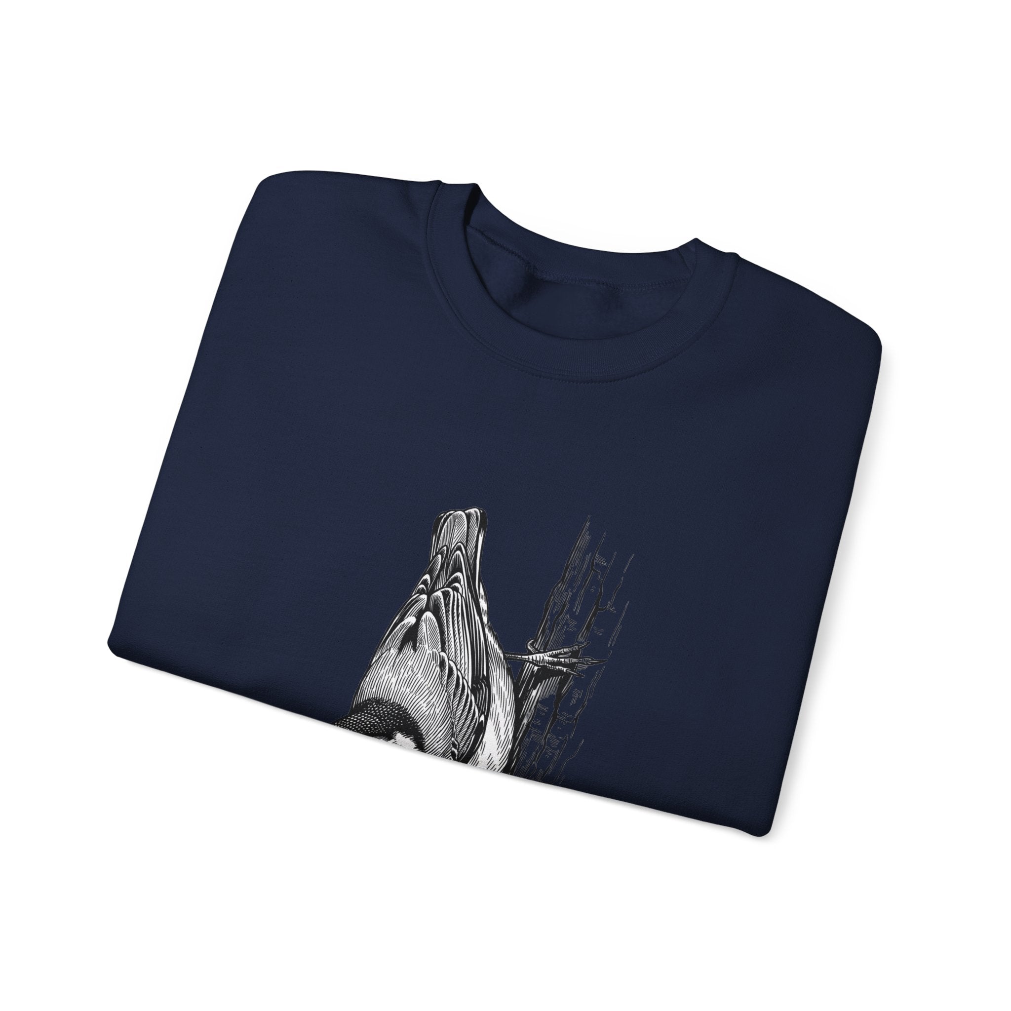 Chickadee Illustration Sweatshirt | Birdwatching, Vintage Naturalist