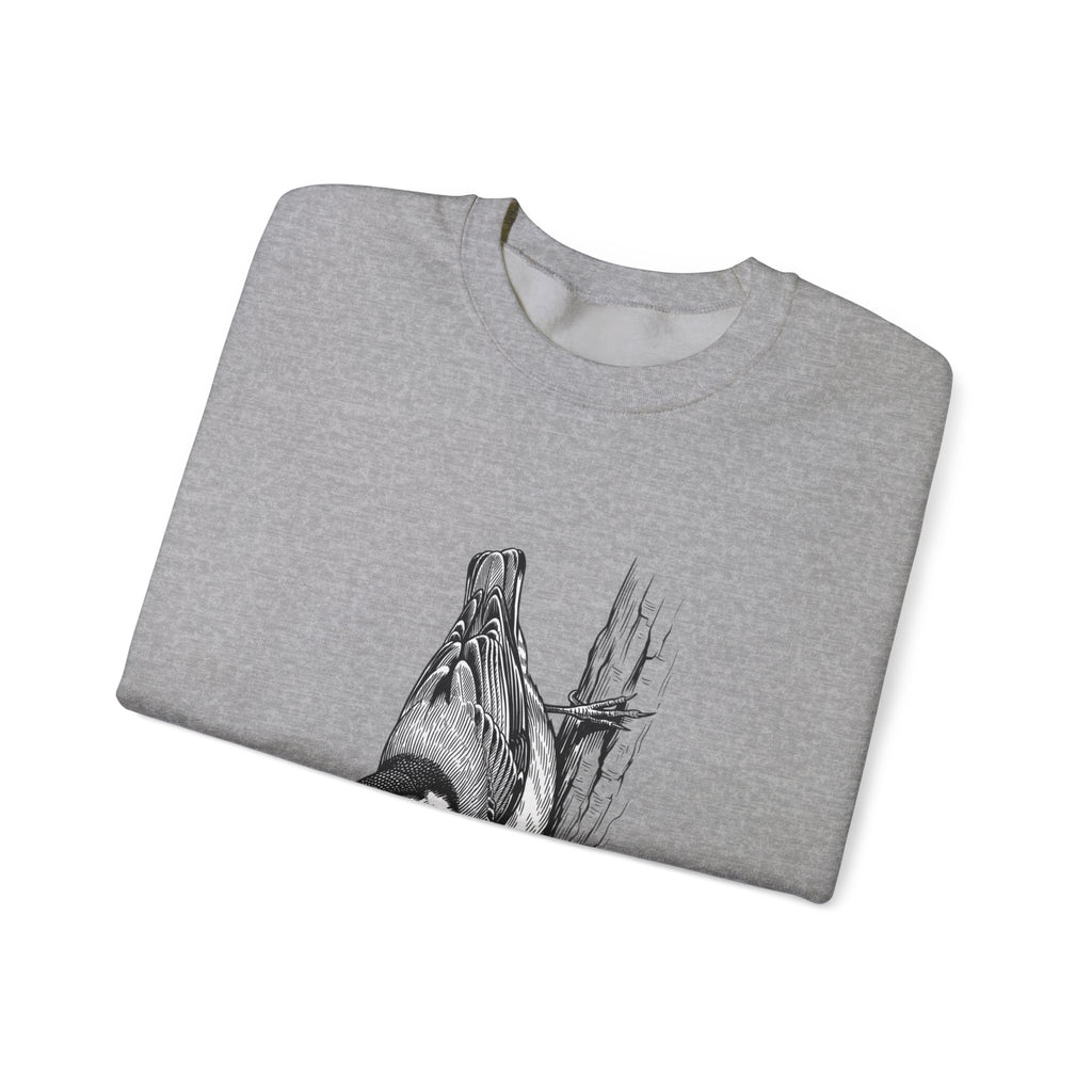 Chickadee Illustration Sweatshirt | Birdwatching, Vintage Naturalist