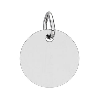 Engravable Birthstone Circle Charm — Personalized Initials or Message, product image 21 of 24