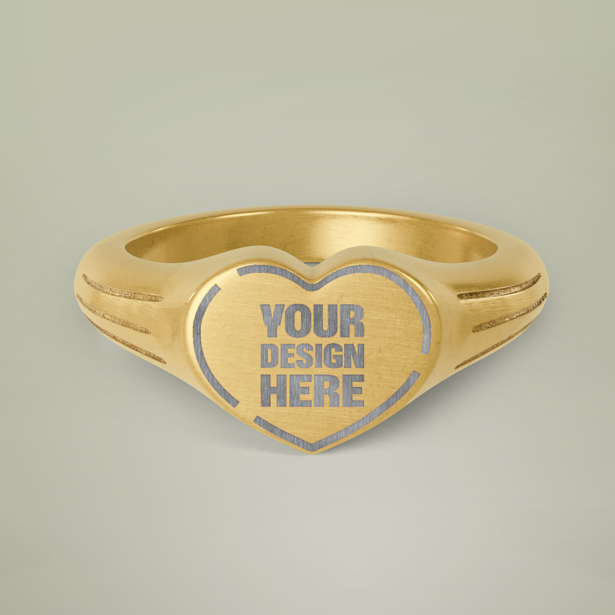 Heart Signet Ring — alternate product view