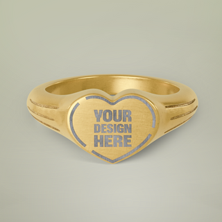 Heart Signet Ring — alternate product view