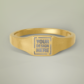 Square Signet Ring — alternate product view