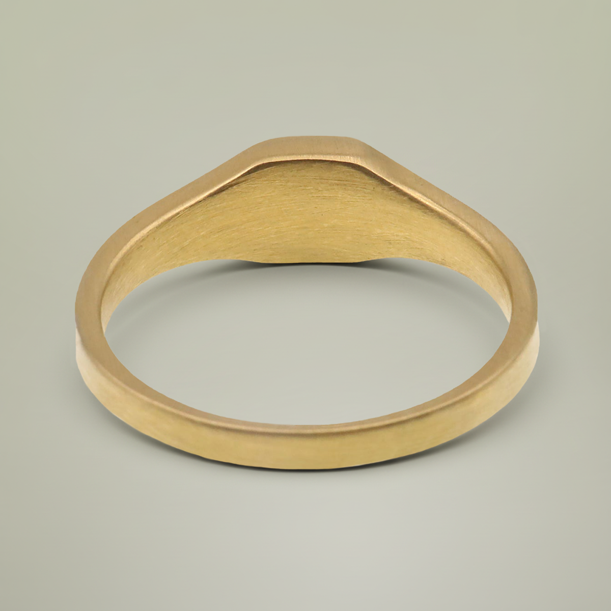 Square Signet Ring — alternate angle