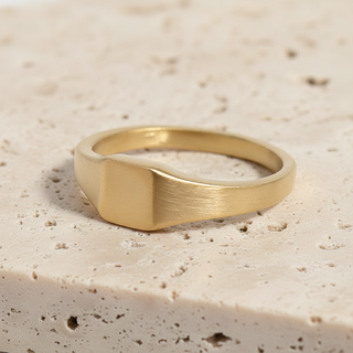 Square Signet Ring — lifestyle product view